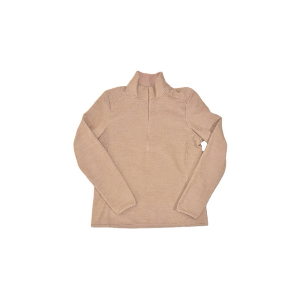 Under Armour Rose Wintersweet Grid Zip Pullover Knit Fleece – Size Large